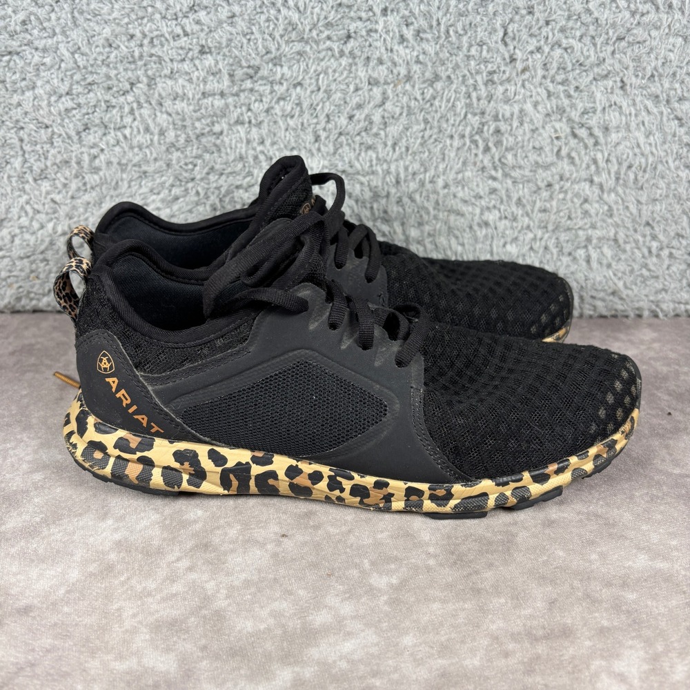 Ariat Fuse Sneakers Womens 6.5 Black Leopard Print 10042462 Athletic Shoes